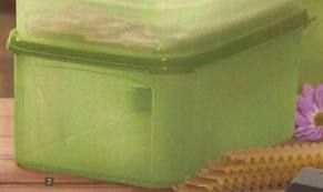Tupperware Modular Retangular verde